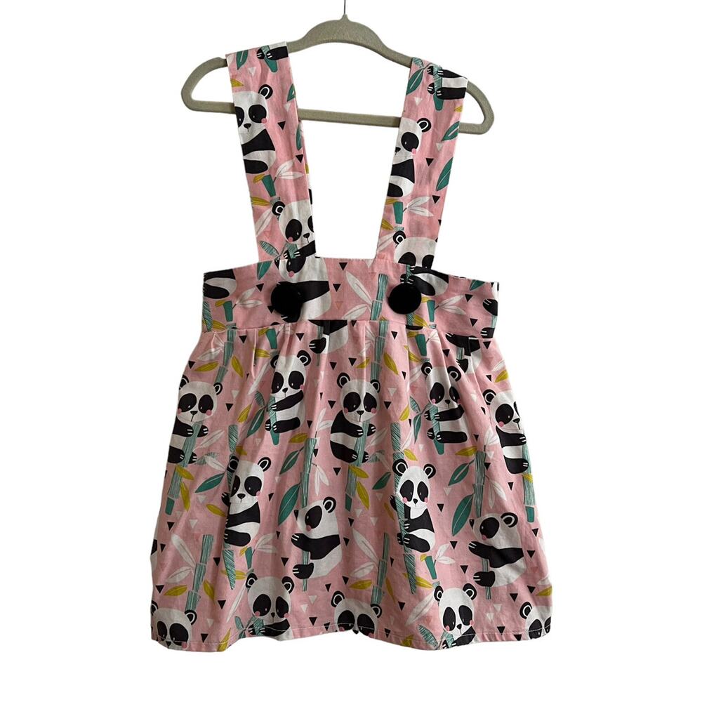Caught Ya Lookin' Panda Suspender Skirt